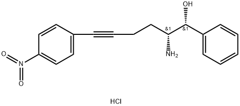 (1R,2R)-2-amino-6-(4-nitrofenil)-1-fenilhex-5-yn-1-olhidroklorida
