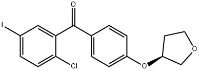 (2-Kloro-5-iodofenil)[4-[[(3S)-tetrahidro-3-furanil]oksi]fenil]metanaon
