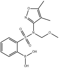 (2-(N-(4,5-dimethylisoxazol-3-yl)-N-(metoksimetil)sulfamoil)fenil)asam boronat