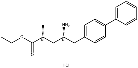 (2R,4S)-4-Amino-5-(bifenil-4-il)-2-asam metilpentanoat etil ester hidroklorida