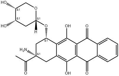 (7S-cis)-9-Acetyl-9-amino-7-[(2-deoxy-alpha-D-erythro-pentopyranosyl)oxy]-7,8,9,10-tetrahydro-6,11-dihydroxy-5 ,12-naftacenedione