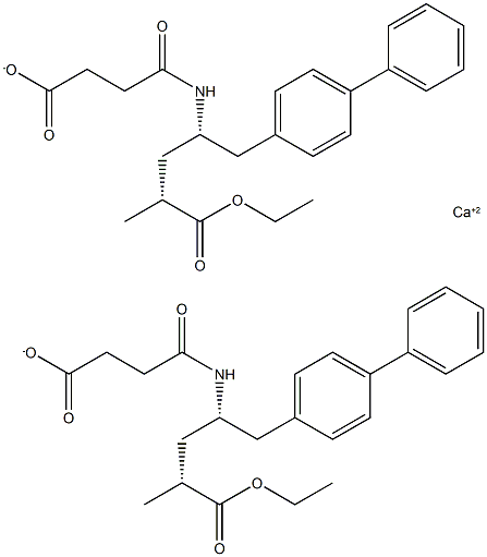 (alphaR,gammaS)-gamma-[(3-Carboxy-1-biphenyl]-4-pentanoic acid 4-ethyl esteroxopropyl)amino]-alpha-methyl-[1,1'-calcium salt