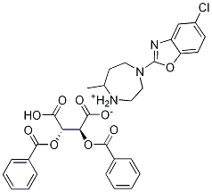 (R)-4-(5-klorobenzo[d]oksazol-2-il)-7-Metil-1,4-diazepan-1-iuM (2S,3S)-2,3-bis(benzoiloksi)-3- karboksipropanoat