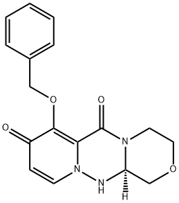 (R)-7-(benzyloxy)- 3,4,12,12a-tetrahydro- 1H-[1,4]oxazino[3,4- c]pyrido[2,1-f][1,2,4] - triazin-6,8-dion