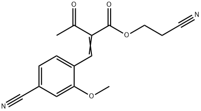 (Z)-2-sianoetil 2-(4-siano-2-metoksibenzilidena)-3-oksobutanoat