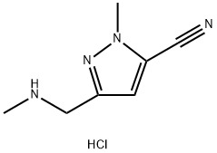 1-metil-3-((metilamino)metil)-1H-pirazol-5-karbonitrilhidroklorida