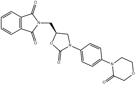 1h-isoindole-1,3(2h)-dione, 2-[[(5s)-2-oxo-3-[4-(3-oxo-4-morpholinyl)phenyl]-5-oxazolidinyl]metil]-