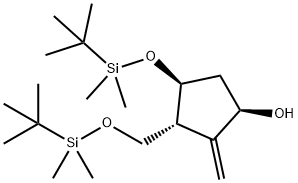 1R(3R,4S)-4-(tert-butildimetilsililoksi)-3-￡¨￡¨tert-butildimetilsililoksi)metil)-2-metilenasiklopentanol