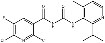 2,6-dikloro-5-fluoro-N-((2-isopropil-4-metilpiridin-3-il)karbamoil)nikotinamida