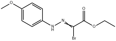 2-broMo-2-(4-Metoksi-fenil-hidrazono)-asam asetat etil ester