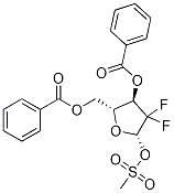 2-Deoksi-2,2-difluoro-D-ribofuranosa-3,5-dibenzoat-1-metanasulfonat