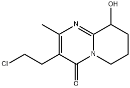 3-(2-Kloroetil)-6,7,8,9-tetrahidro-9-hidroksi-2-metil-4H-pirido[1,2-a]pirimidin-4-satu