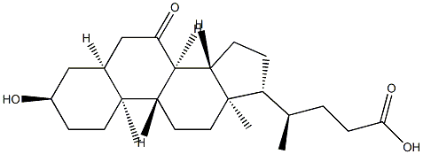 Asam 3alpha-Hydroxy-7-oxo-5beta-cholanic