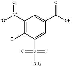Asam 4-Kloro-3-nitro-5-sulfamoilbenzoat