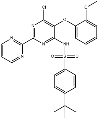 4-tert-Butil-N-(6-kloro-5-(2-metoksifenoksi)-2,2'-bipirimidin-4-il)benzenasulfonamida