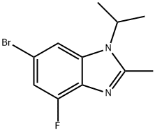 6-Bromo-4-fluoro-1-isopropil-2-metil-1H-benzo[d]imidazol