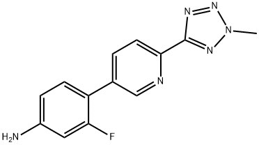 Benzenamin, 3-fluoro-4-[6-(2-metil-2H-tetrazol-5-il)-3-piridinil]-