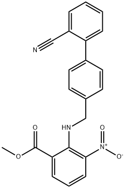ASAM BENZOAT, 2-[[(2'-CYANO[1,1'-BIPHENYL]-4-YL)METHYL]AMINO]-3-NITRO-METHYL ESTER
