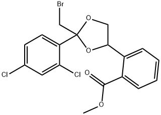 cis-2-(Bromometil)-2-(2,4-diklorofenil)-1,3-dioksolana-4-ilmetil benzoat