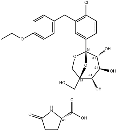 Ertugliflozin L-asam piroglutamat