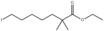 Asam heptanoat, 7-iodo-2,2-dimetil-, etil ester