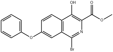 metil 1-bromo-4-hidroksi-7-fenoksiisoquinoline-3-karboksilat
