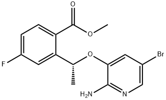 metil(R)-2-(1-((2-amino-5-bromopiridin-3-il)oksi)etil)-4-fluorobenzoat
