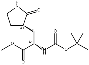 Metil(S)-2-(Boc-amino)-3-[(S)-2-oxo-3-pyrrolidinyl ]propanoat
