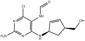 N-[2-Amino-4-kloro-6-[[(1R,4S)-4-(hidroksimetil)-2-siklopenten-1-il]amino]-5-pirimidinil]formamida