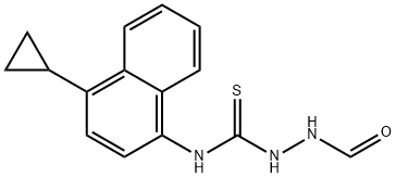 N-(4-Siklopropil-1-naftalenil)-2-formilhidrazinkarbotioamida